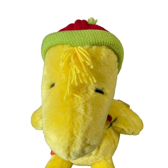 Peanuts Woodstock Plush With Christmas Lights & Beanie Animated "Jingle Bells" - Picture 2 of 8